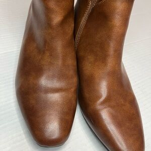 Molli Brown Leather Material high boots